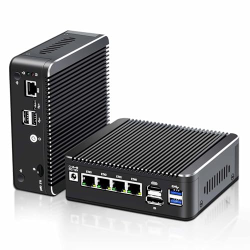 PcZinophyte 12. Generation N100 2,5G Soft Router 4X i226-V LAN 1 * COM RJ45 Lüfterloser Mini-PC Firewall-Computer Typ-C PVE ESXi PcZinophyte 12. Generation N100 2,5G Soft Router 4X i226-V LAN 1 * COM RJ45 Lüfterloser Mini-PC Firewall-Computer Typ-C PVE ESXi von PcZinophyte