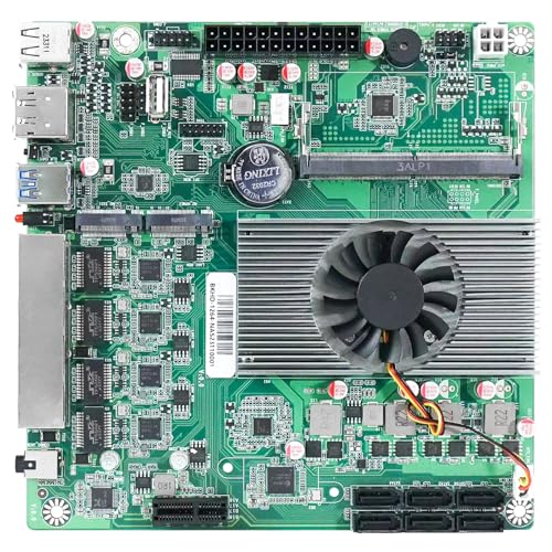 PcZinophyte 6-Bay NAS-Motherboard N150 6 * SATA3.0 2 * M.2 NVMe 4 * 2,5G Nics 1 * PCIE X1 1 * DDR5 Niedrigstrom-Firewall ITX-Mainboard PcZinophyte 6-Bay NAS-Motherboard N150 6 * SATA3.0 2 * M.2 NVMe 4 * 2,5G Nics 1 * PCIE X1 1 * DDR5 Niedrigstrom-Firewall ITX-Mainboard von PcZinophyte