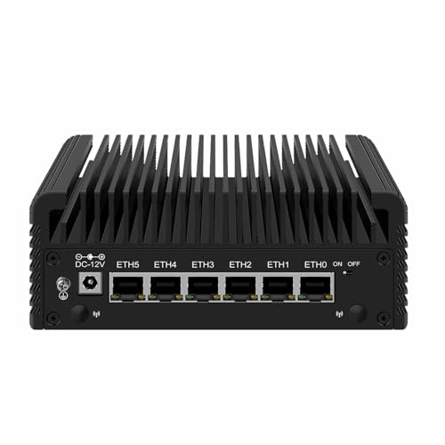PcZinophyte 6 LAN 2,5G Firewall-Router Verbesserter N150 i226-V Lüfterloser Mini-PC DDR5 2xNVMe 1xSATA3.0 Typ-C Proxmox PcZinophyte 6 LAN 2,5G Firewall-Router Verbesserter N150 i226-V Lüfterloser Mini-PC DDR5 2xNVMe 1xSATA3.0 Typ-C Proxmox von PcZinophyte