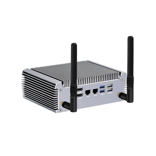 PcZinophyte Lüfterloser Mini-PC FU02 Ryzen 5 4500U Win11 Gaming-Computer Dual-LAN-Firewall 2 * HDMI 2.0 NVMe DDR4 WiFi6 PcZinophyte Lüfterloser Mini-PC FU02 Ryzen 5 4500U Win11 Gaming-Computer Dual-LAN-Firewall 2 * HDMI 2.0 NVMe DDR4 WiFi6 von PcZinophyte