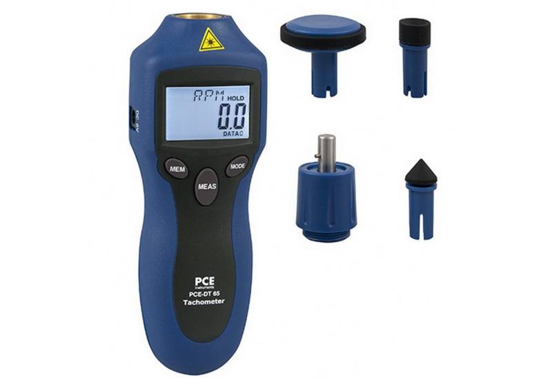 PCE Instruments Spannungsprüfer PCE Drehzahlmessgerät PCE-DT 65 Handtachometer Laser Umdrehungsmesser von Pce Instruments