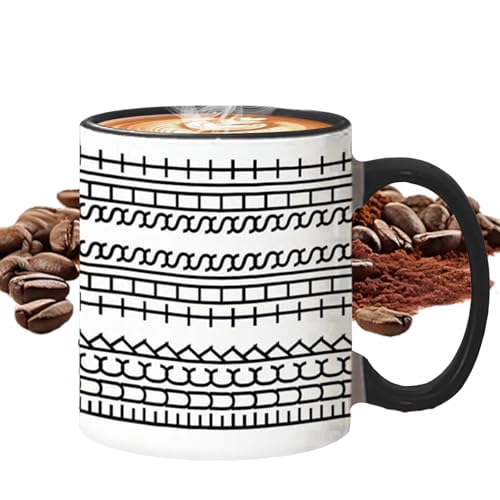 Fuck This Shit Tasse, 1 Stück Keramik Kaffeetasse mit elegantem Design mit Isoliertem Henkel, ideal für heiße und kalte Getränke, perfekt für Kaffee und Tee von PceGan