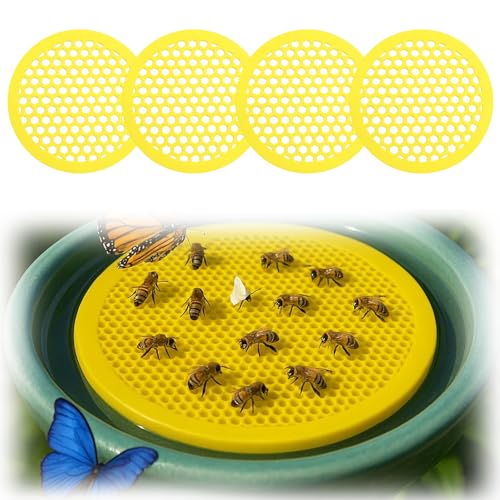 Bienentränke, Insektentränke, 4 Stück Runde BienenträNke für Den Garten, Insekten TräNke, Bienen Trinkbecher für Draußen, InsektenträNke für Garten Orchards von PceGan