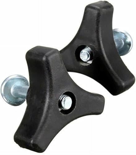 2 Sets Rasenmäher Griff Ersatzteile, Dreieck Knauf Schrauben und Muttern für Verschiedene Arten von Rasenmäher Griff Teile Rasenmäher Ersatzteile von Pchnfei