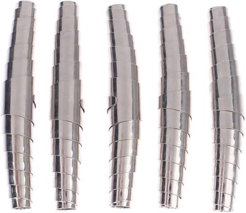 5 Stück silberne Federn Gartenschere, Ersatzfeder, Ersatzfeder, Handschere, Ersatzfeder, praktisches Set, Gartenzubehör, Edelstahl-Zubehör, Gartenschere von Pchnfei