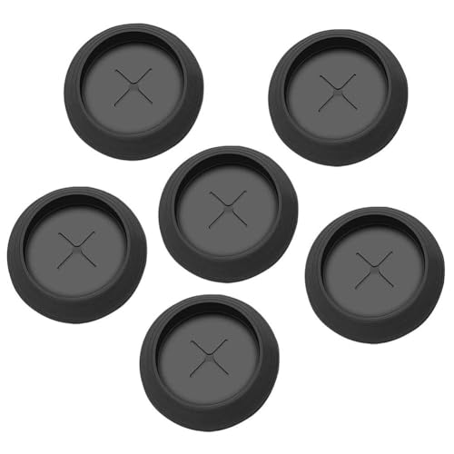 6 Stück schwarze Gummi-Fleischsonden-Ersatzteile für Traeger Holzpellet-Grills, Outdoor-Kochutensilien, Zubehör von Pchnfei