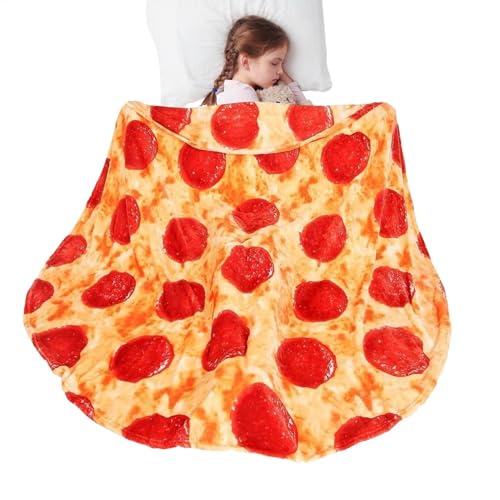 Pcingsia Decke, Überwurf – kreative Pizza-Essensdecken, interessante runde Pizza-Überwurfdecke, tragbare runde Wickeldecke, Picknickdecke Pcingsia Decke, Überwurf – kreative Pizza-Essensdecken, interessante runde Pizza-Überwurfdecke, tragbare runde Wickeldecke, Picknickdecke von Pcingsia