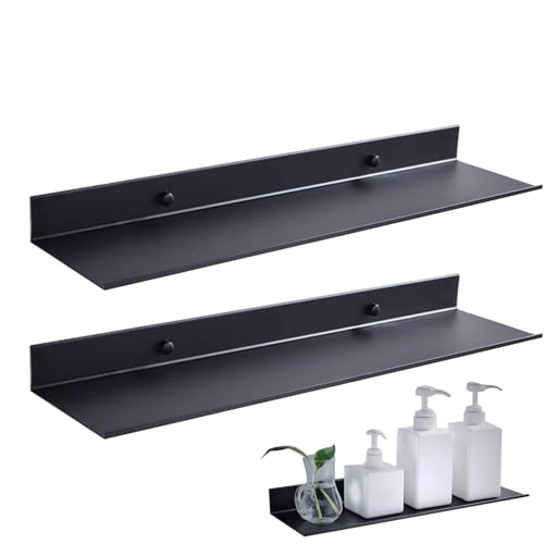 Pcingsia Schwebende Regale – 2 x Schlafzimmerregale aus Aluminiumlegierung, Aufbewahrungs- und Ausstellungsregale, Heimdekoration für Wohnzimmer, Schlafzimmer, Stabiler Raum Pcingsia Schwebende Regale – 2 x Schlafzimmerregale aus Aluminiumlegierung, Aufbewahrungs- und Ausstellungsregale, Heimdekoration für Wohnzimmer, Schlafzimmer, Stabiler Raum von Pcingsia
