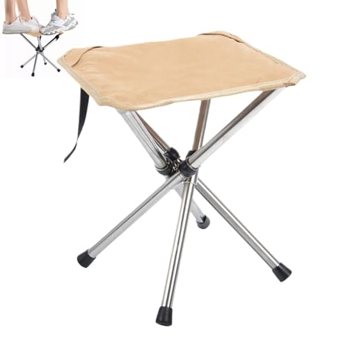 Pcingsia Tragbarer Stuhlhocker | Outdoor-Angelstuhl – Edelstahlhalterung, Leichter Sitz für Reisen, Wandern, Grillen, Angeln, Camping, Gartenarbeit und Strandmalerei Pcingsia Tragbarer Stuhlhocker | Outdoor-Angelstuhl – Edelstahlhalterung, Leichter Sitz für Reisen, Wandern, Grillen, Angeln, Camping, Gartenarbeit und Strandmalerei von Pcingsia