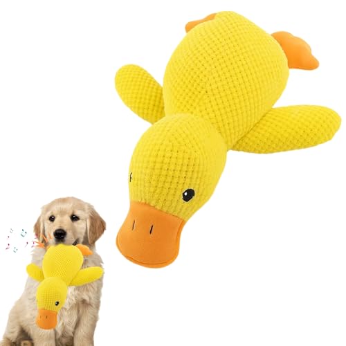 Anti Stress Ente Für Hunde, Hundespielzeug Unzerstörbar, Unzerstörbares Hundespielzeug, Kuscheltier Für Hunde, Enge Kuscheltier, 25×22 cm, Gelb Anti Stress Ente Für Hunde, Hundespielzeug Unzerstörbar, Unzerstörbares Hundespielzeug, Kuscheltier Für Hunde, Enge Kuscheltier, 25×22 cm, Gelb von PcvGef