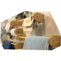Goldenes Ok Gefärbtes Badezimmer-Set Handtuch Toilettenpapier Taschentuch Handtuchhalter Haken von PdiamondJRanch