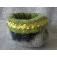 Gefilzte Wolle Catchall-Topf von PeabuttonsMom