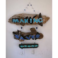 Herstellung Von Wellen Leuchtfarben | Massanfertigung von PeaceLoveDriftwood