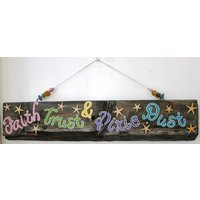 Treibholz-Glaube, Vertrauen Und Pixie Staub Treibholz Kunst, Kinder Hängen Treibholz-Glaube, Vertrauen Und Pixie Staub Treibholz Kunst, Kinder Hängen von PeaceLoveDriftwood