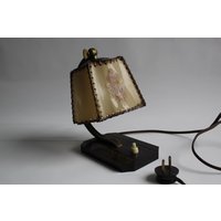 Antike Kleine Tischleuchte Frankreich Art Nouveau von Peacemakerin