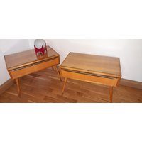 Nachtschränkchen 60Er Mid Century Nachttisch von Peacemakerin