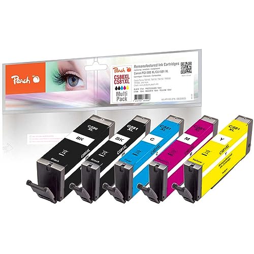 PEACH Tinte MP kompt PGI-580XL/CLI-581XL | PI100-378 PEACH Tinte MP kompt PGI-580XL/CLI-581XL | PI100-378 von Peach
