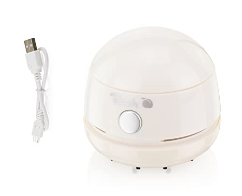 Peach PA131 Mini Staubsauger | 1 Stück | Betrieb über USB Kabel | hohe Saugkraft | weiss von Peach