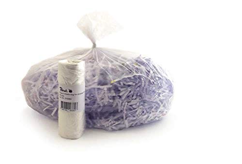 Peach PS100-10 Aktenvernichter Abfallsäcke | 50 Stück/Rolle | 50L | einfaches und sauberes Entleeren des Aktenvernichters | halbtransparente Plastiksäcke von Peach