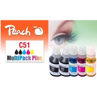 Peach Spar Pack Plus Tintenpatronen, ersetzt Canon GI-51 von Peach