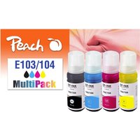 Peach Spar Pack Tintenpatronen ersetzt Epson No. 103, No. 104 cmybk von Peach