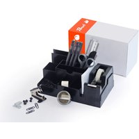Schreibtisch Organizer, schwarz, 14-teilig von Peach