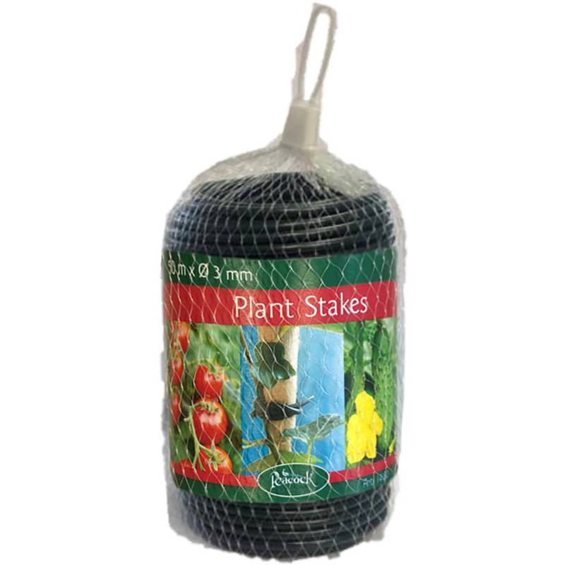 Peacock Bindeband Kunststoff Schwarz Ø 3 mm 50 m von Peacock