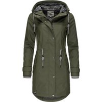 PEAK TIME Regenjacke "L60042" mit Kapuze stylisch taillierter Regenmantel für Damen PEAK TIME Regenjacke "L60042" mit Kapuze stylisch taillierter Regenmantel für Damen von Peak Time