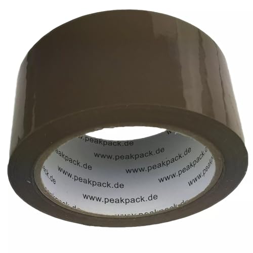 PeakPack Klebeband 36 Rollen Braun Verpackungsklebeband Packband Paketklebeband 66m x 48mm PeakPack Klebeband 36 Rollen Braun Verpackungsklebeband Packband Paketklebeband 66m x 48mm von PeakPack
