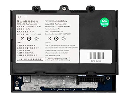 Li-Po Akku 3,7 V - 13200 mA/h für Digital Speicher Oszilloskope PeakTech 1355-1375 von PeakTech