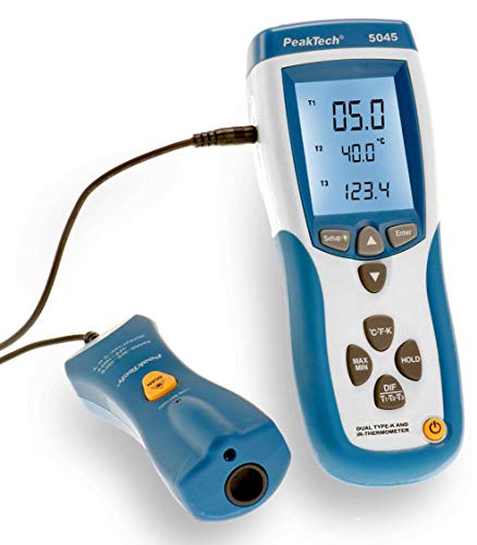 PeakTech Digitales zweikanaliges Thermometer von PeakTech