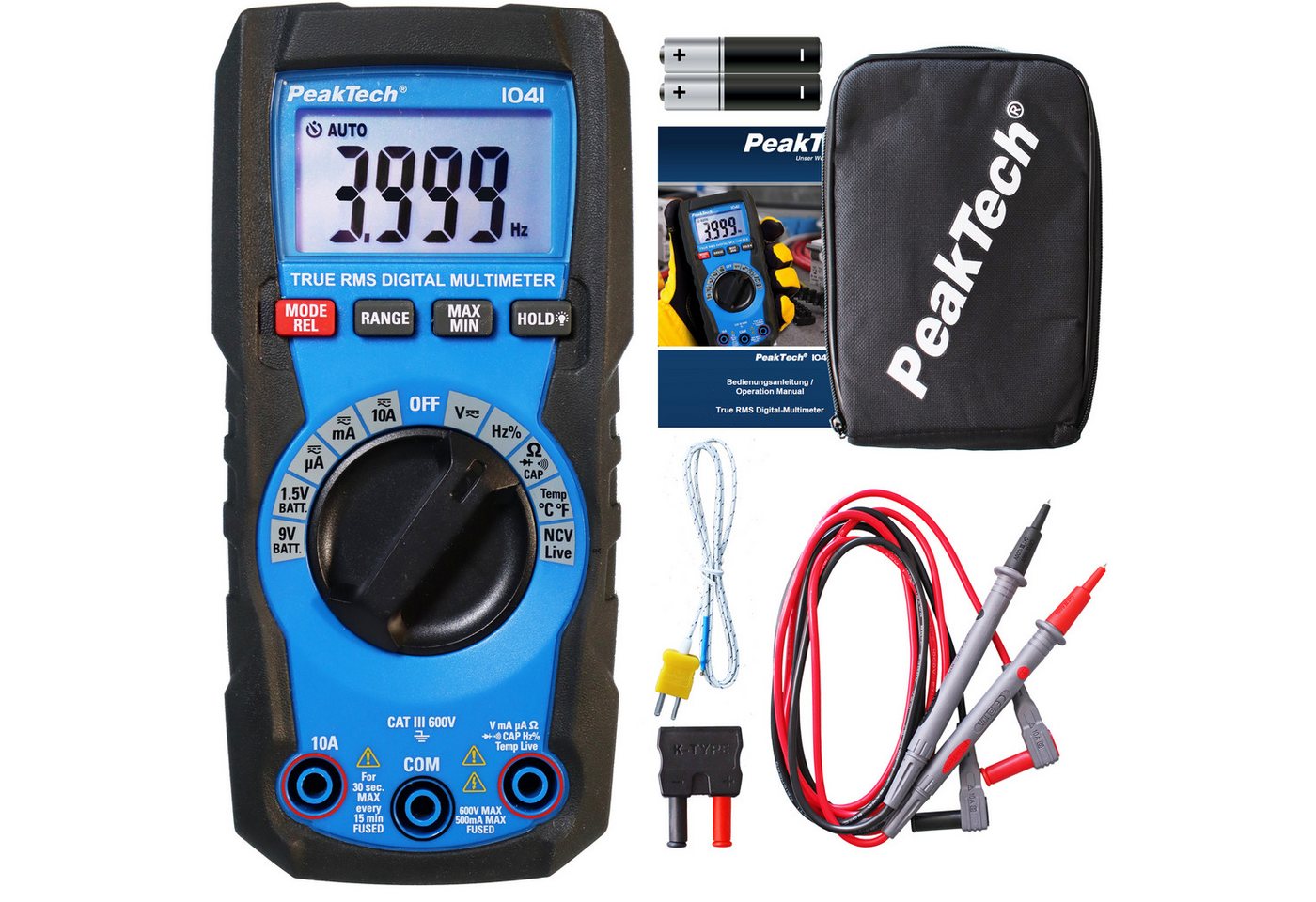 PeakTech Multimeter PeakTech 1041: Mini TrueRMS Digital Multimeter 4000 Counts PeakTech Multimeter PeakTech 1041: Mini TrueRMS Digital Multimeter 4000 Counts von PeakTech