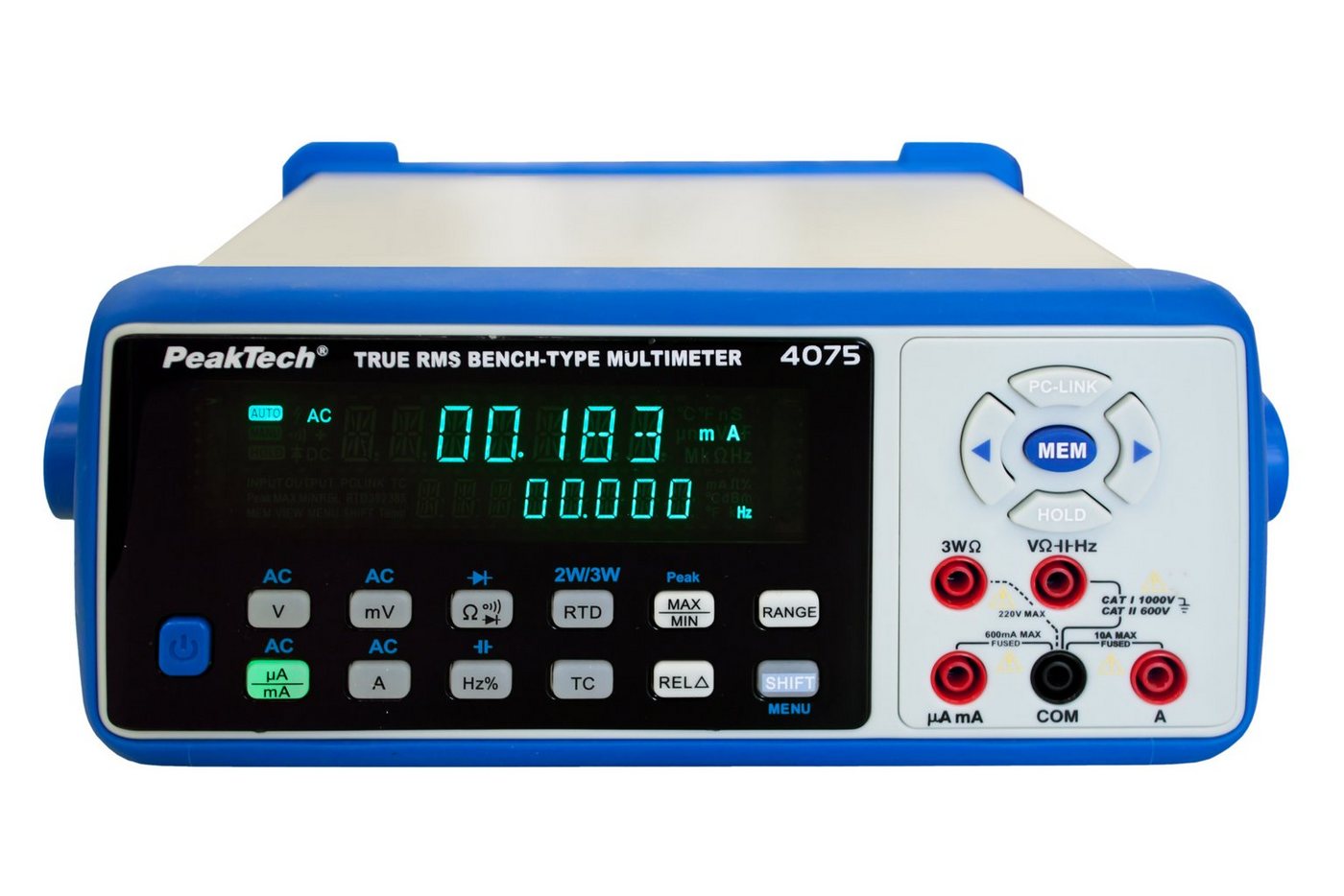 PeakTech Multimeter PeakTech 4075: TRMS Tischmultimeter ~ 63.000 Counts mit Datenlogger PeakTech Multimeter PeakTech 4075: TRMS Tischmultimeter ~ 63.000 Counts mit Datenlogger von PeakTech