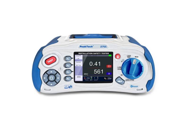 PeakTech Multimeter PeakTech P 2755: VDE 0100 Installationstester, (1 St) von PeakTech