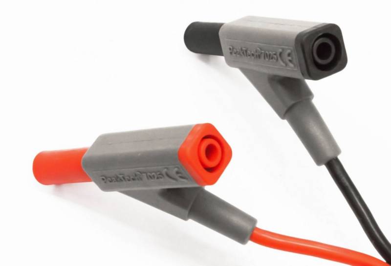 PeakTech Multimeter PeakTech P 7025: Prüfleitungen ~ 1000 V / 16 A ~ mit 4mm, (1 St) von PeakTech