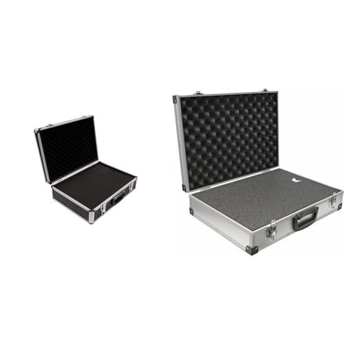 PeakTech P 7310 7310 – Universal Koffer für Messgeräte, Abschließbar, Staubschutz, XL - 460 x 330 x 150 mm & 7265, Transportkoffer für Messinstrumente, staubdicht, Größe XL (390 x 280 x 100 mm) von PeakTech