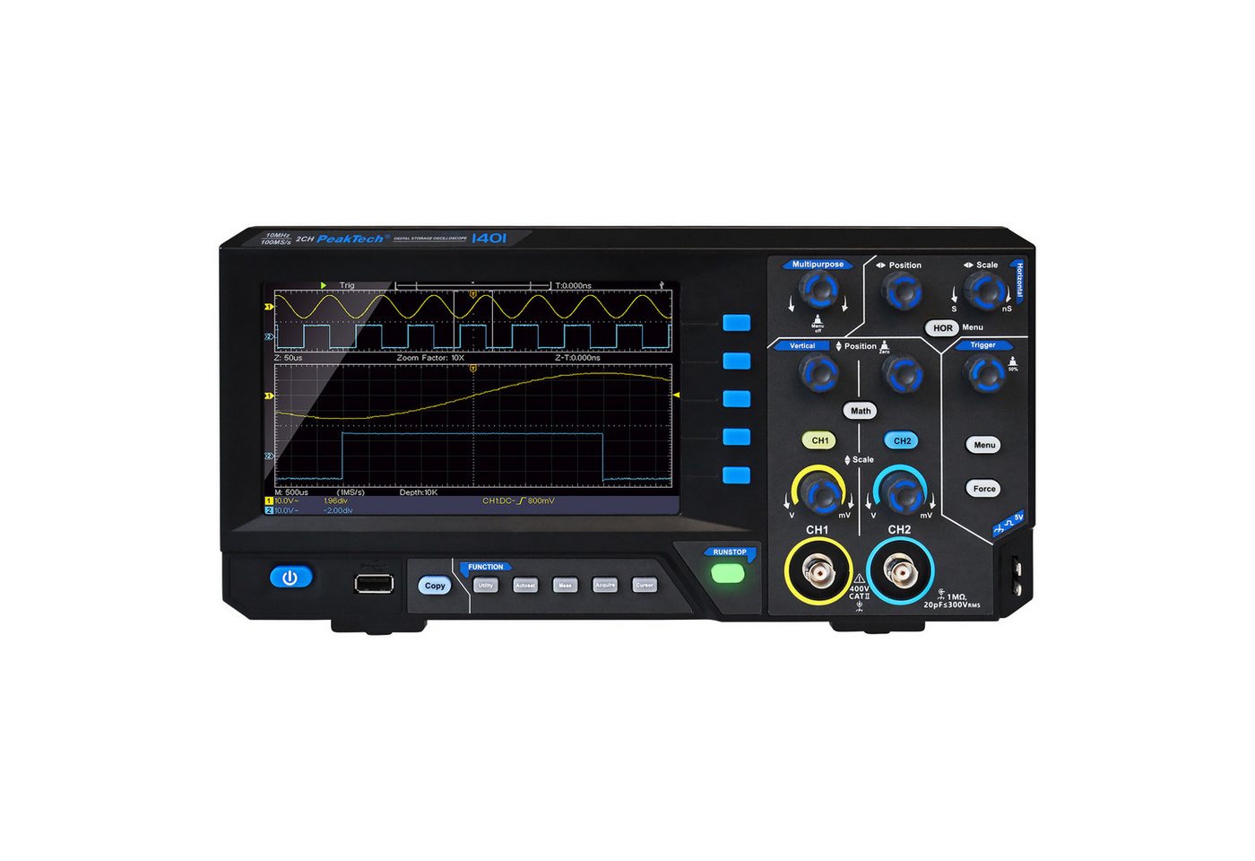 PeakTech Spannungsprüfer PEAKTECH Digital Speicher Oszilloskop, P 1401, 2 PeakTech Spannungsprüfer PEAKTECH Digital Speicher Oszilloskop, P 1401, 2 von PeakTech