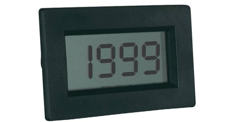 PeakTech Spannungsprüfer PeakTech LDP-135: LCD Voltmeter-Einbaumodul ~ 13 mm Ziffernhöhe von PeakTech