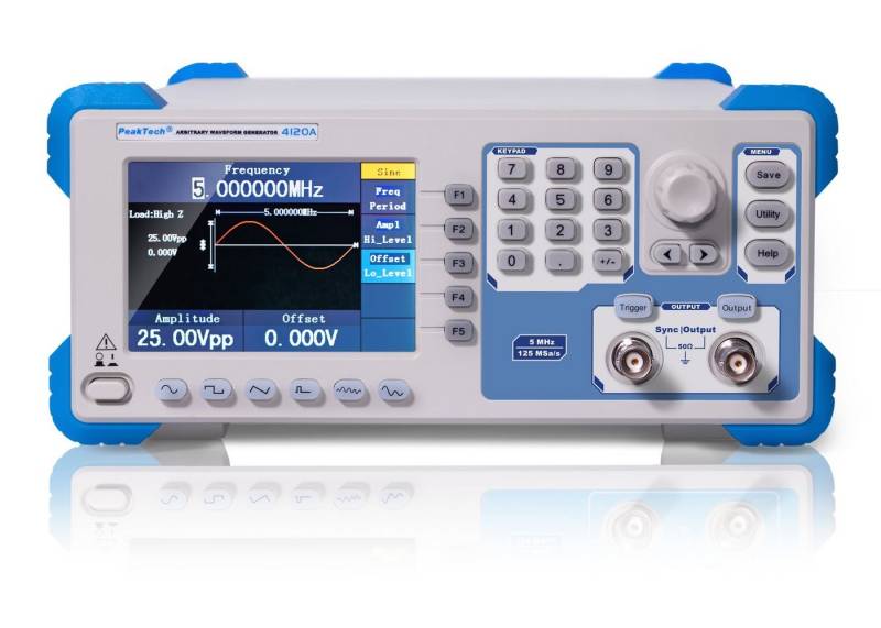 PeakTech Spannungsprüfer PeakTech P 4120 A: 1-Kanal Arbiträr Signalgenerator ~ 1 µHz - 5 MHz, (1 St) von PeakTech
