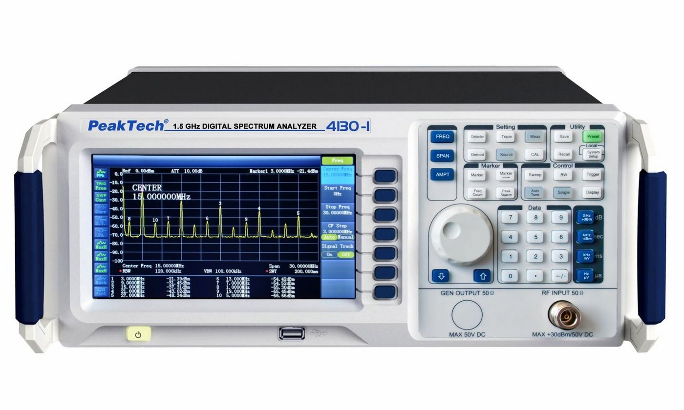 PeakTech Spannungsprüfer PeakTech P 4130-1: 1,5 GHz Spectrum Analyzer, (1 St) von PeakTech