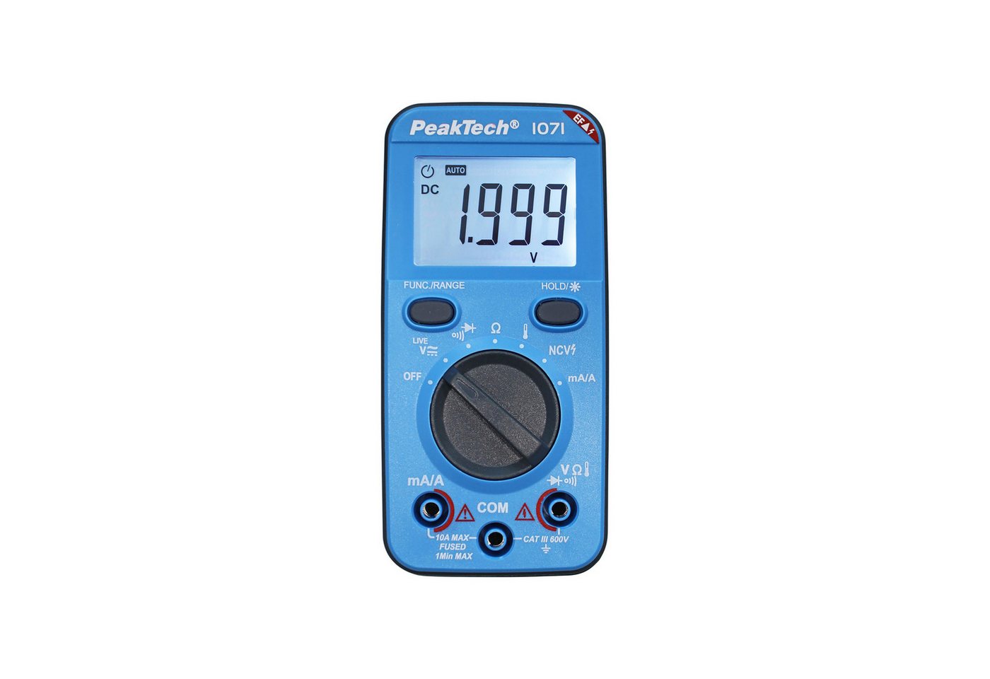 PeakTech Strommessgerät PEAKTECH Multimeter, P 1071, 600 V AC/DC, NCV PeakTech Strommessgerät PEAKTECH Multimeter, P 1071, 600 V AC/DC, NCV von PeakTech