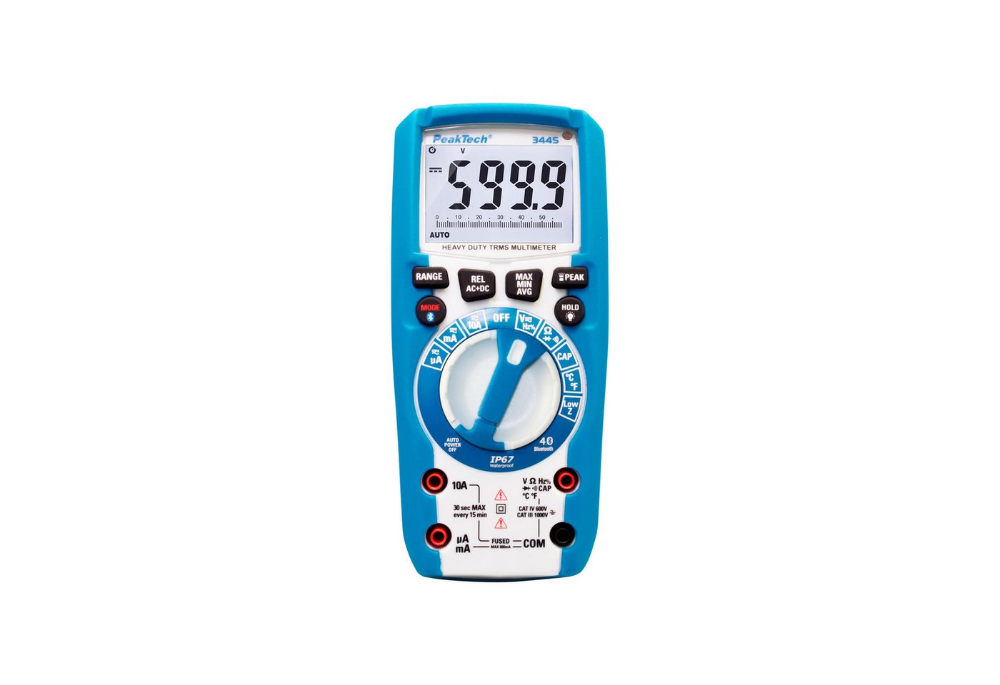 PeakTech Strommessgerät PEAKTECH Multimeter, P 3445, True RMS, Bluetooth PeakTech Strommessgerät PEAKTECH Multimeter, P 3445, True RMS, Bluetooth von PeakTech