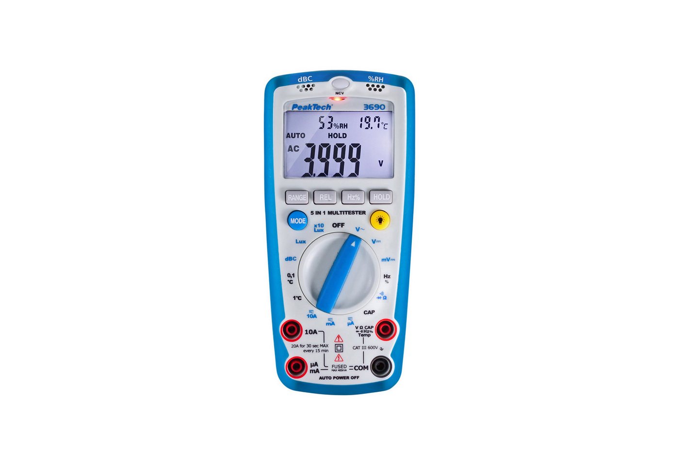 PeakTech Strommessgerät PEAKTECH Multimeter, P 3690, mit Umweltmessungen PeakTech Strommessgerät PEAKTECH Multimeter, P 3690, mit Umweltmessungen von PeakTech