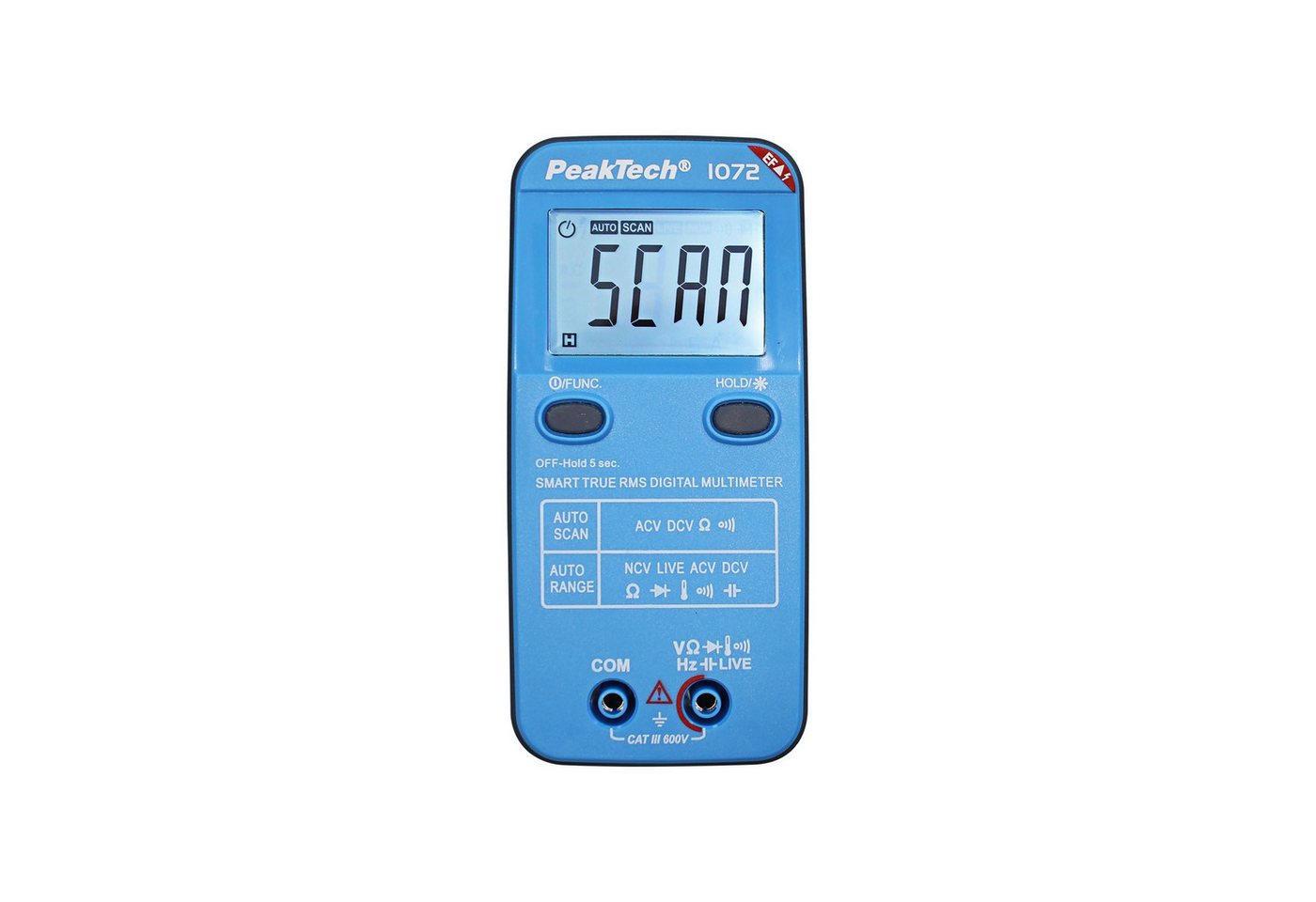 PeakTech Strommessgerät PEAKTECH Smart-Multimeter, P 1072, 600 V AC/DC PeakTech Strommessgerät PEAKTECH Smart-Multimeter, P 1072, 600 V AC/DC von PeakTech