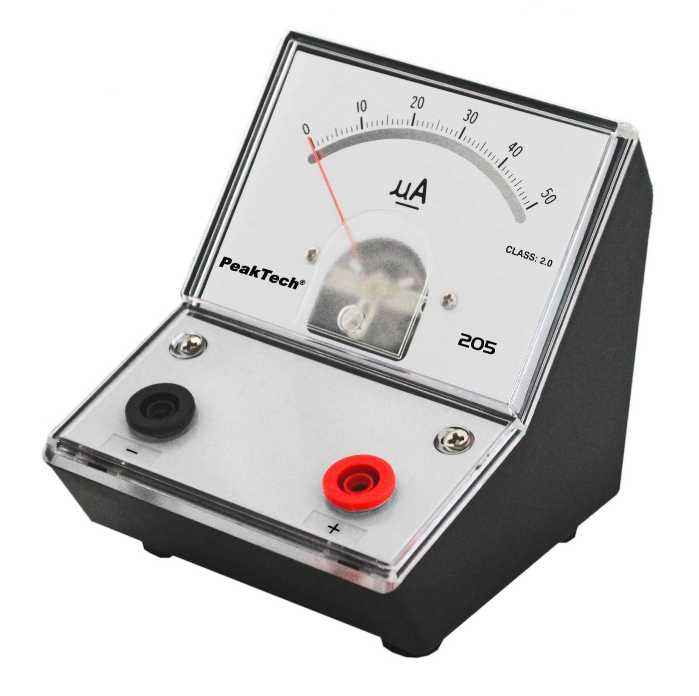 PeakTech Strommessgerät PeakTech P 205-01: Analog-Amperemeter 0 - 50 µA (ED-205 0-50), 1-tlg. von PeakTech
