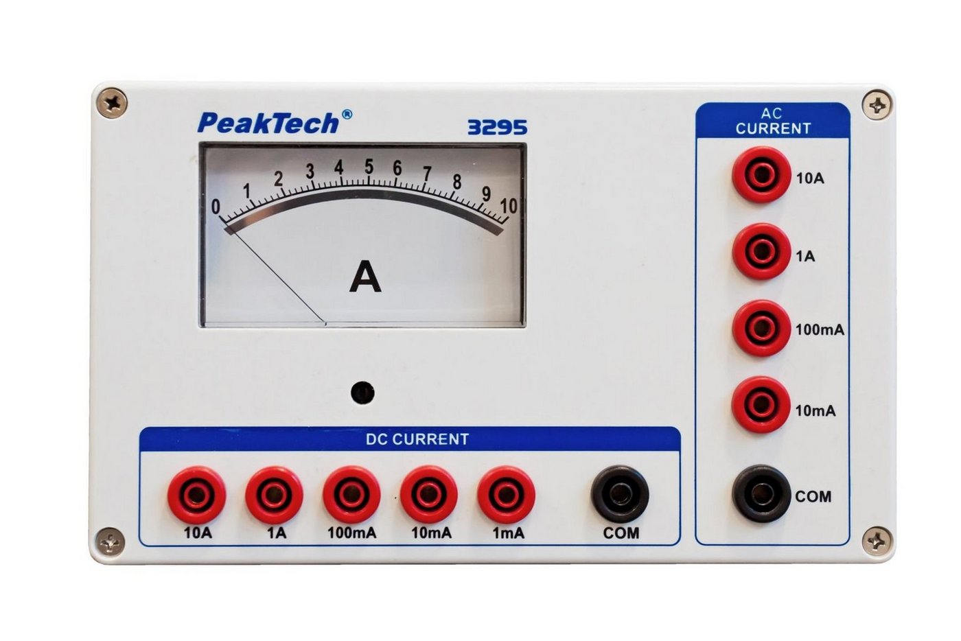 PeakTech Strommessgerät PeakTech P 3295: Analog Amperemeter ~ 10A AC/DC, 1-tlg. von PeakTech