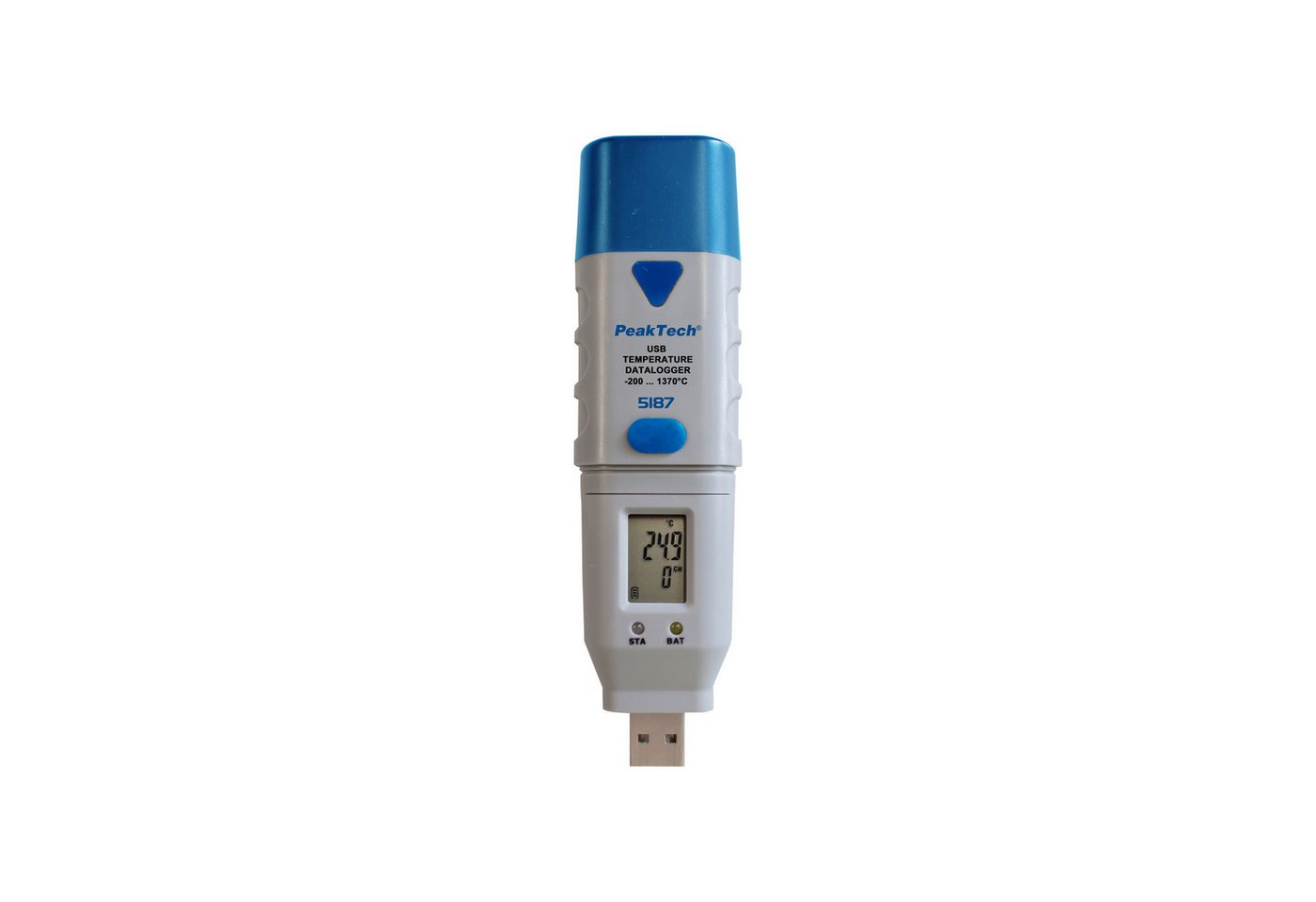 PeakTech Thermodetektor PEAKTECH USB-Datenlogger P 5187, Typ-K Temperatur, -200°C... 1300°C PeakTech Thermodetektor PEAKTECH USB-Datenlogger P 5187, Typ-K Temperatur, -200°C... 1300°C von PeakTech