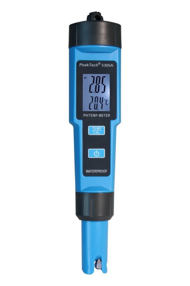 PeakTech Wassersensor PeakTech 5305 A: PH- und Wassertemperaturmesser ~ bis 14 pH und 50°C von PeakTech