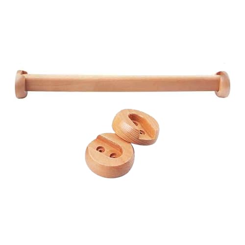 Peakjune Kit Ovale Kleiderschrankstange,Schrankstange Aus Holz,Schrankrohr,Ovale Kleiderschrankstange,Stange Schrankrohr Aus Holz,Mit EndstüTzen,HöLzern,FüR Den Kleiderschrank Peakjune Kit Ovale Kleiderschrankstange,Schrankstange Aus Holz,Schrankrohr,Ovale Kleiderschrankstange,Stange Schrankrohr Aus Holz,Mit EndstüTzen,HöLzern,FüR Den Kleiderschrank von Peakjune