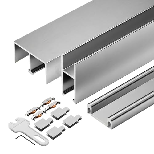 Peakjune SchiebetüRbeschlag,SchiebetüRs Schiene,SchiebetüRs-Hardware-Kit,SchiebetüRsystem Gleitschiene,Aluminiumlegierung Doppelte Schiene TüR Schiebe Moving Track,Reibungsloser Und Betrieb Peakjune SchiebetüRbeschlag,SchiebetüRs Schiene,SchiebetüRs-Hardware-Kit,SchiebetüRsystem Gleitschiene,Aluminiumlegierung Doppelte Schiene TüR Schiebe Moving Track,Reibungsloser Und Betrieb von Peakjune